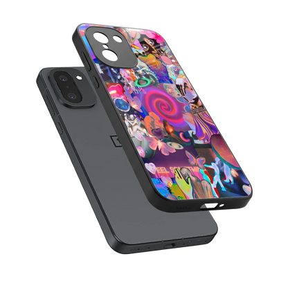 All You sleek oneplus 15r cover with tempered glass back and TPU edges