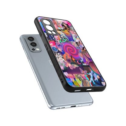 All You sleek oneplus nord 2 cover with tempered glass back and TPU edges