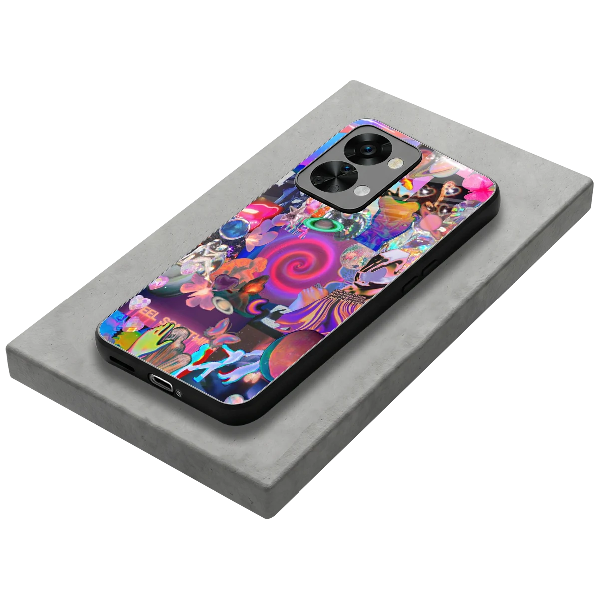 All You stylish phone case for oneplus nord 2t | glossy glass and slim fit