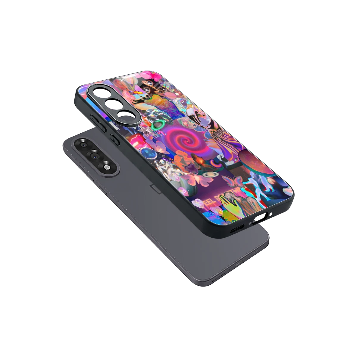 All You sleek oneplus nord 5 cover with tempered glass back and TPU edges