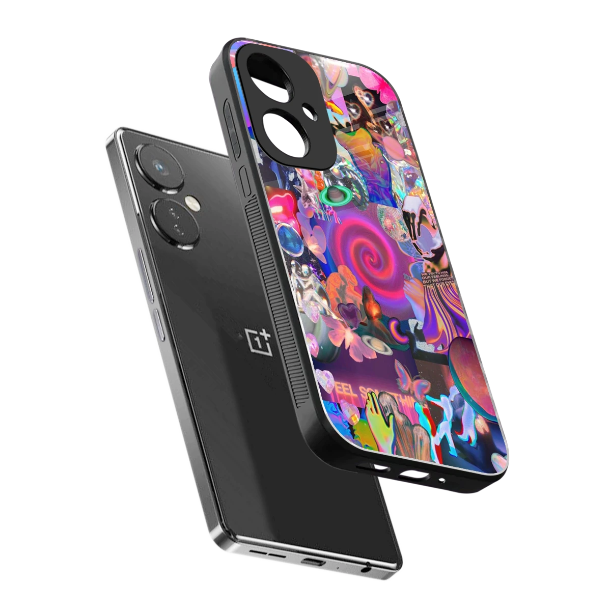 All You sleek oneplus nord ce 3 cover with tempered glass back and TPU edges