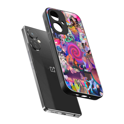 All You sleek oneplus nord ce 3 cover with tempered glass back and TPU edges