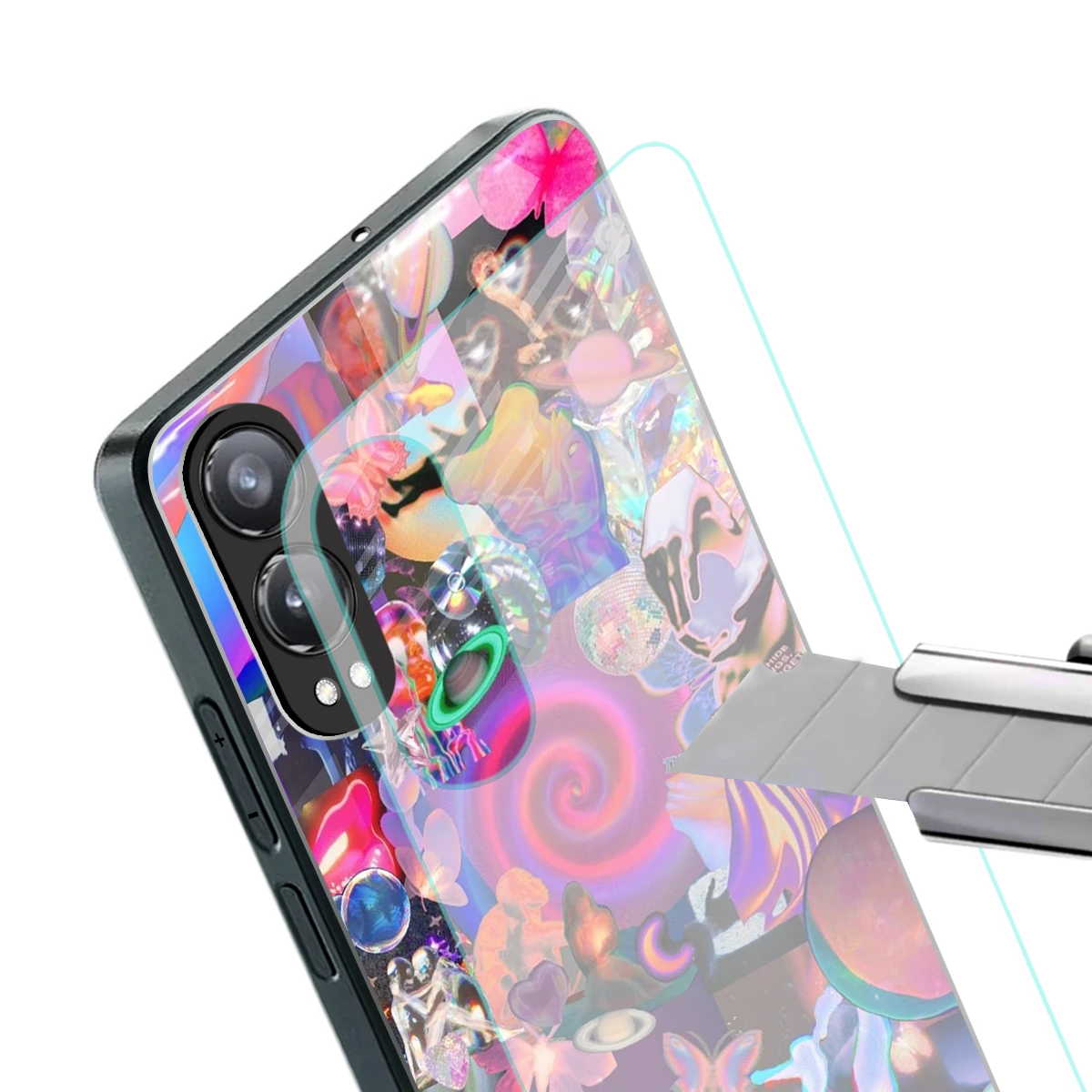 All You stylish phone case for oneplus nord ce 4 lite | glossy glass and slim fit