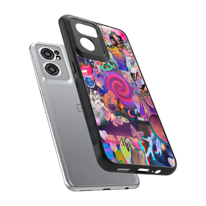 All You sleek oneplus nord ce 2 cover with tempered glass back and TPU edges