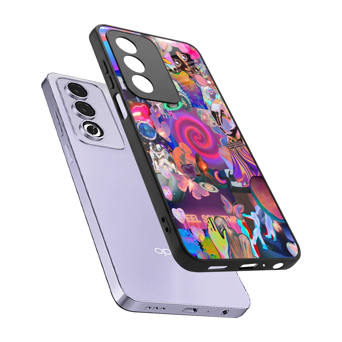 All You sleek oppo a3 pro cover with tempered glass back and TPU edges