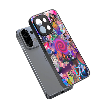All You sleek oppo k13 5g cover with tempered glass back and TPU edges