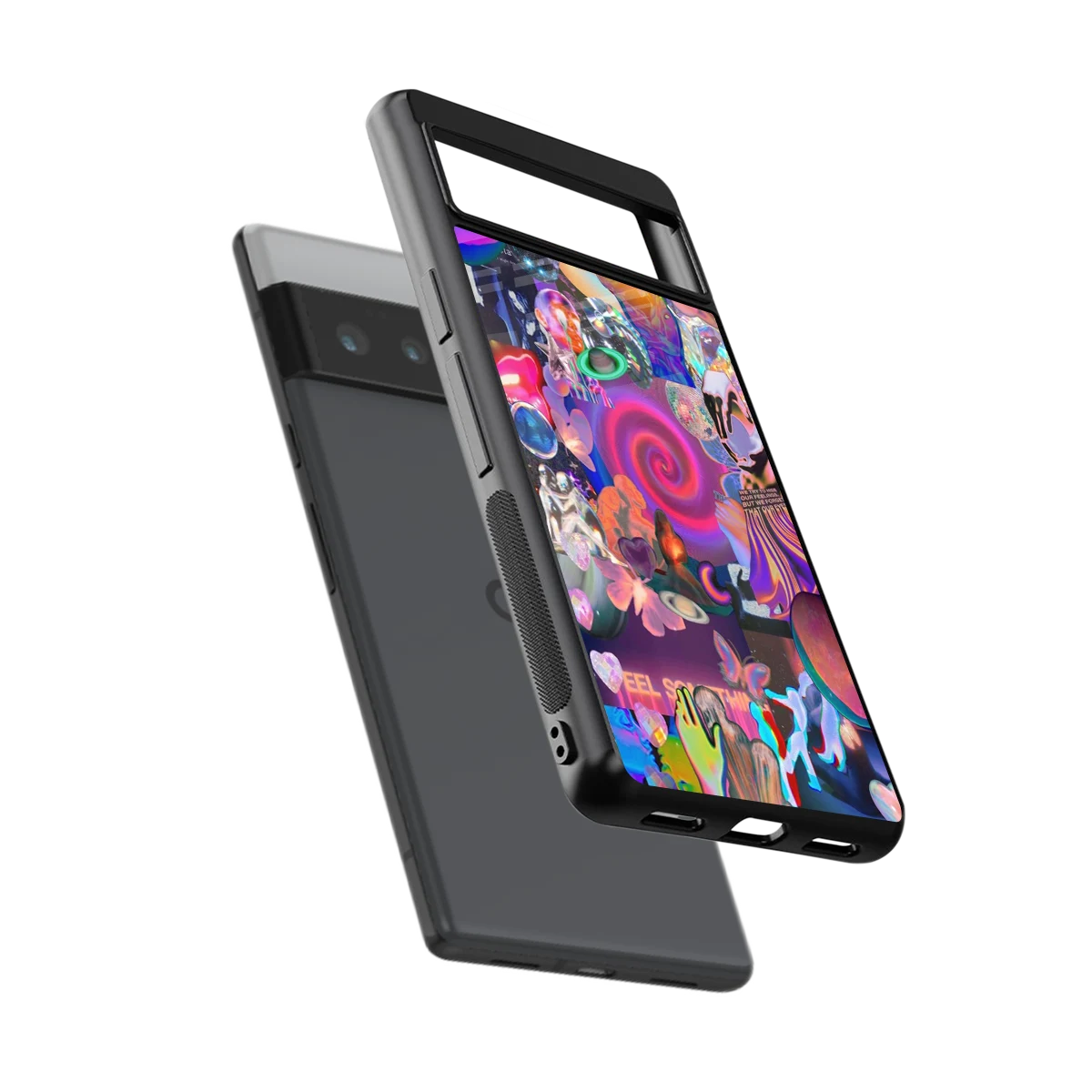 All You sleek google pixel 6 pro cover with tempered glass back and TPU edges