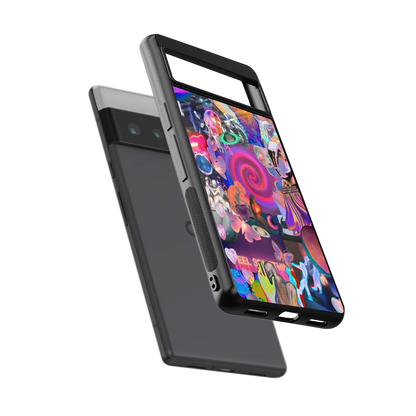 All You sleek google pixel 6 pro cover with tempered glass back and TPU edges