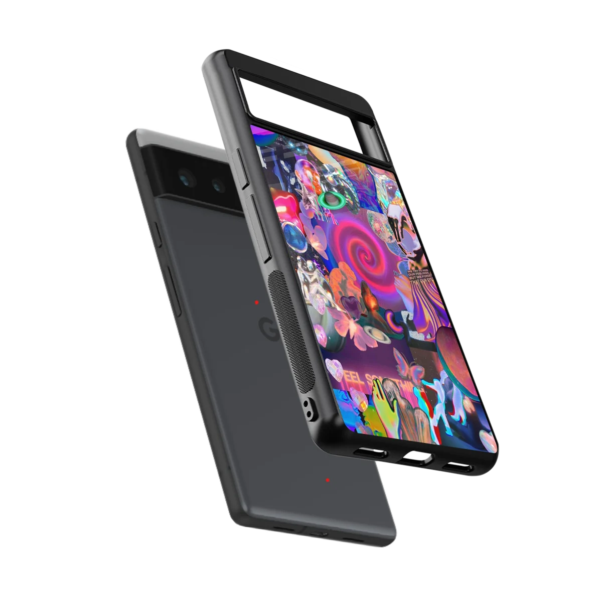 All You sleek google pixel 6 cover with tempered glass back and TPU edges