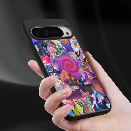 All You sleek google pixel 9 pro xl cover with tempered glass back and TPU edges
