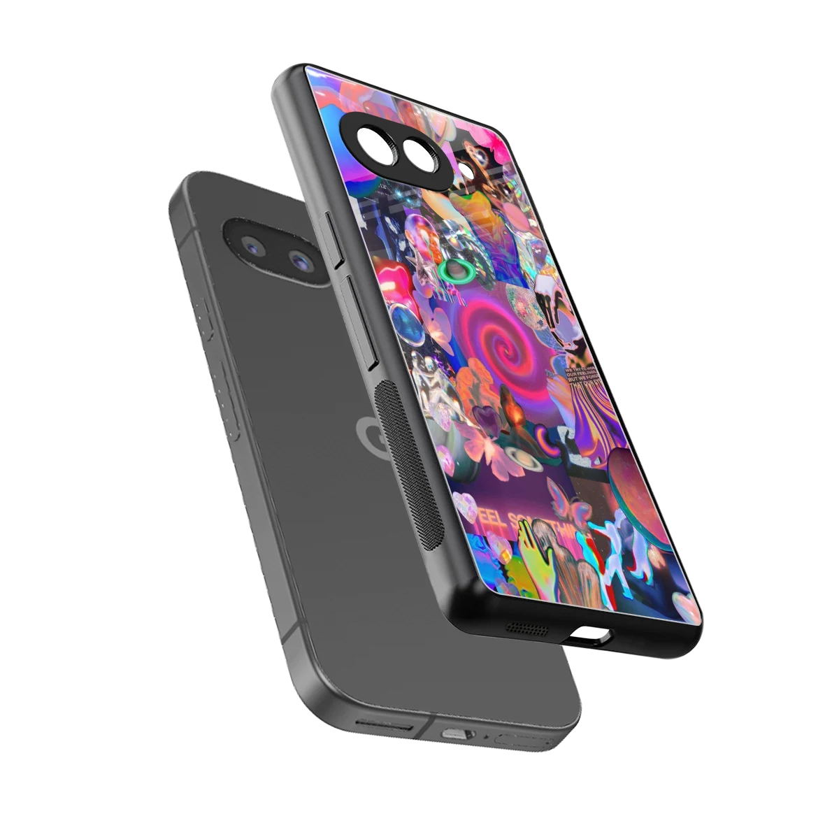 All You sleek google pixel 10a cover with tempered glass back and TPU edges