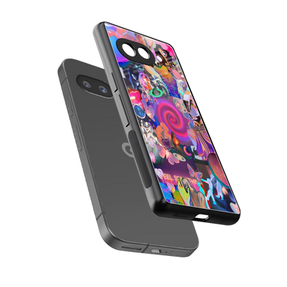 All You sleek google pixel 10a cover with tempered glass back and TPU edges