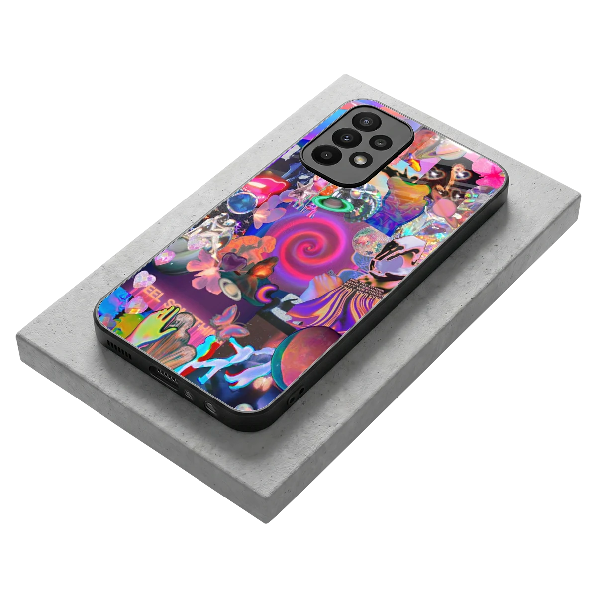 All You stylish phone case for samsung galaxy a23 | glossy glass and slim fit