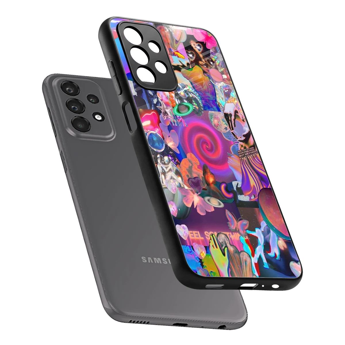 All You sleek samsung galaxy a23 cover with tempered glass back and TPU edges