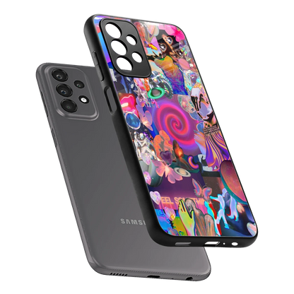 All You sleek samsung galaxy a23 cover with tempered glass back and TPU edges