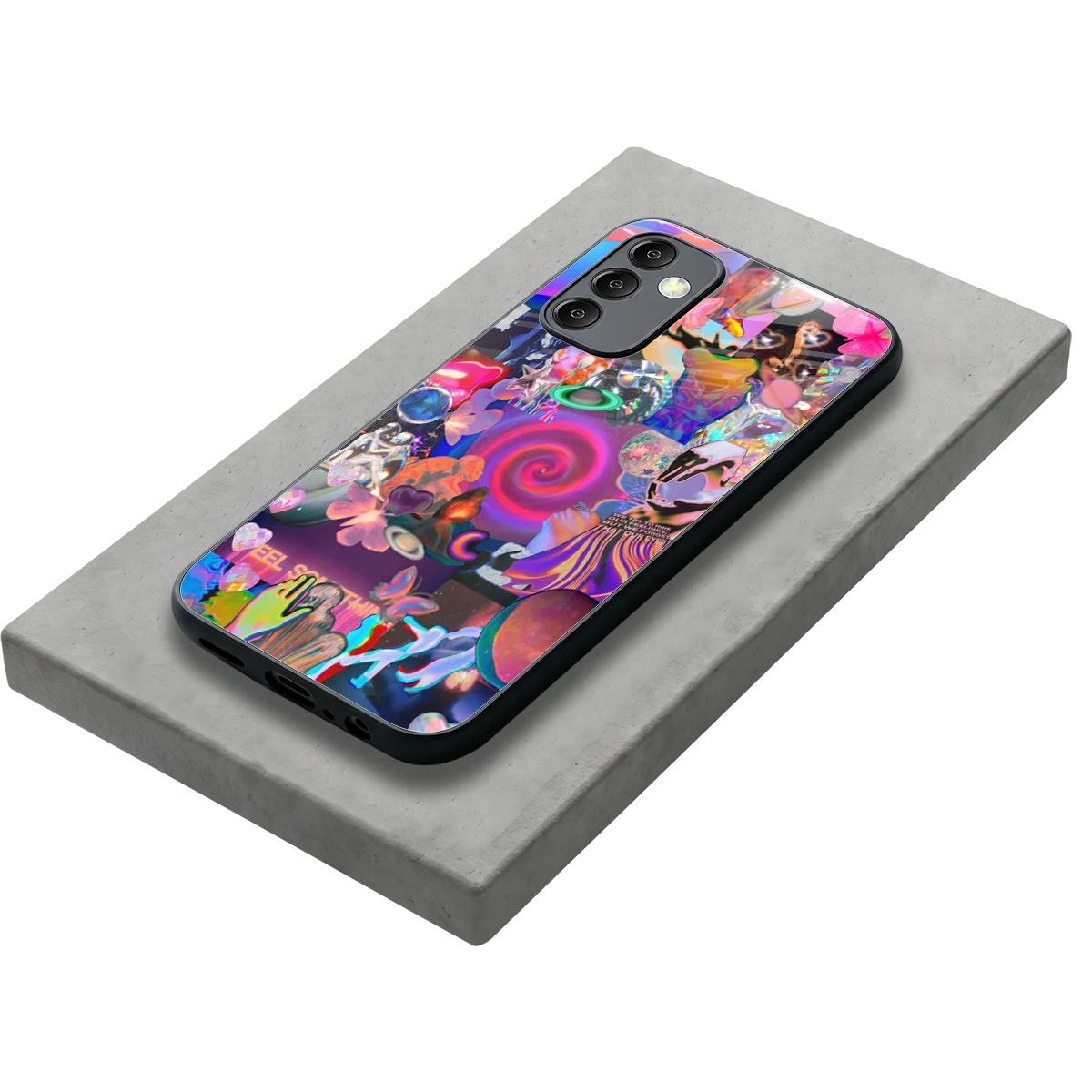 All You stylish phone case for samsung galaxy m14 5g | glossy glass and slim fit
