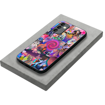 All You stylish phone case for samsung galaxy m14 5g | glossy glass and slim fit