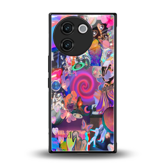 All You back phone cover | glass case for vivo v30e