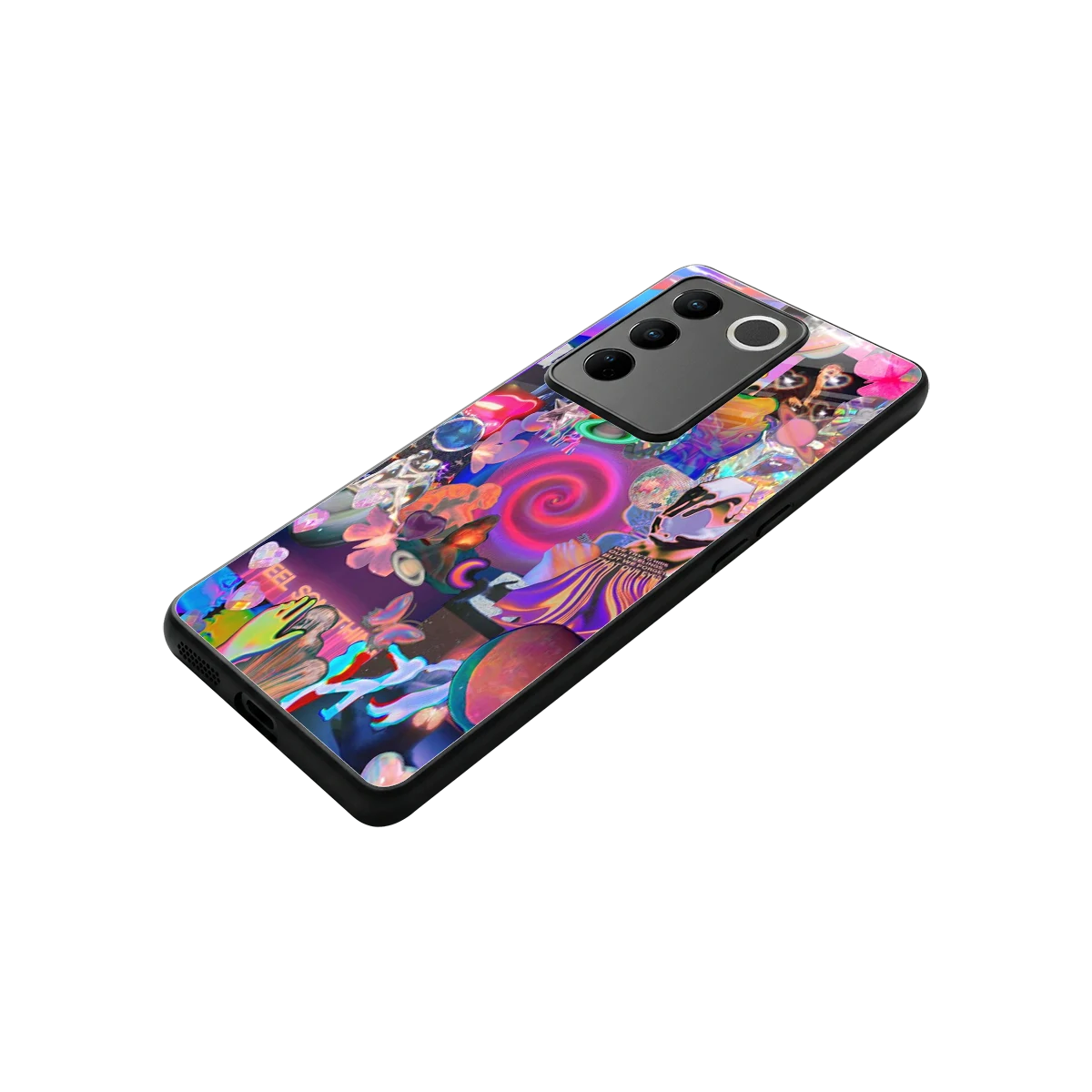 All You stylish phone case for vivo v27 5g | glossy glass and slim fit