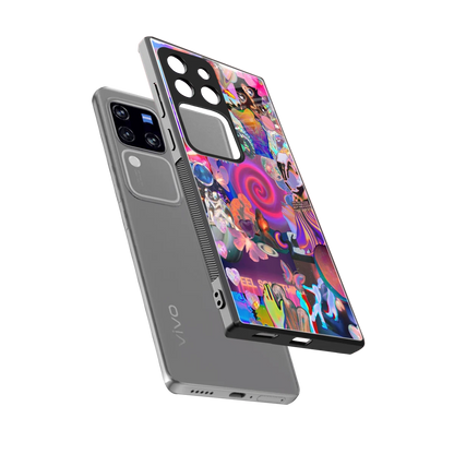 All You sleekvivo v30 pro cover with tempered glass back and TPU edges