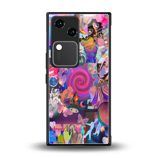 All You back phone cover | glass case for vivo v30