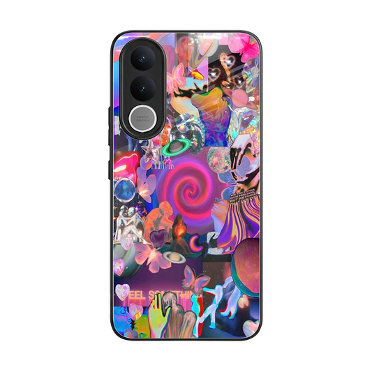 All You back phone cover | glass case for vivo v70 fe
