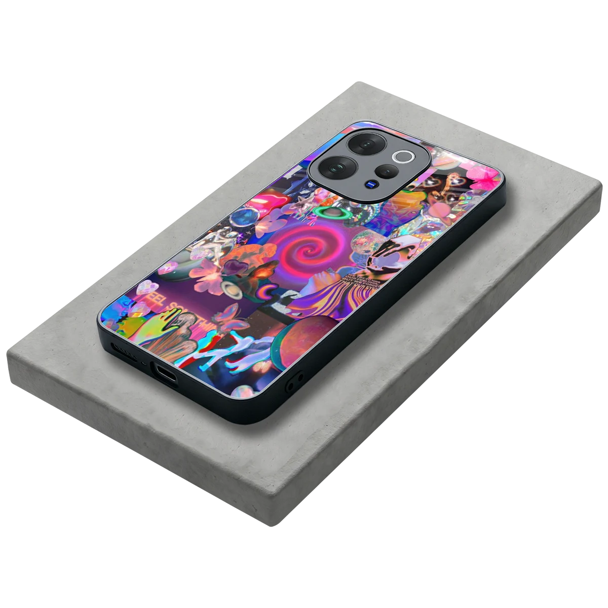 All You stylish phone case for vivo v70 | glossy glass and slim fit