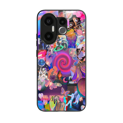 All You back phone cover | glass case for vivo x200 fe