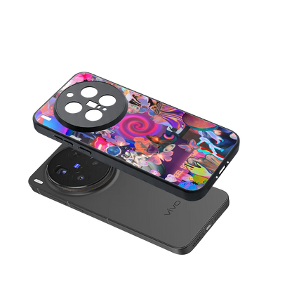 All You sleek vivo x300 pro cover with tempered glass back and TPU edges