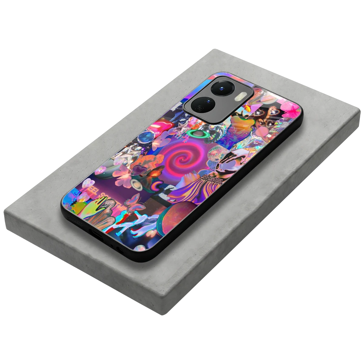 All You stylish phone case for vivo y16 | glossy glass and slim fit