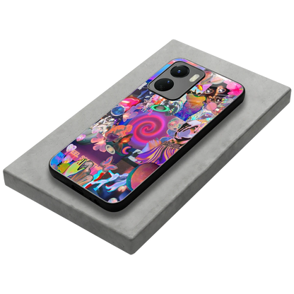 All You stylish phone case for vivo y16 | glossy glass and slim fit