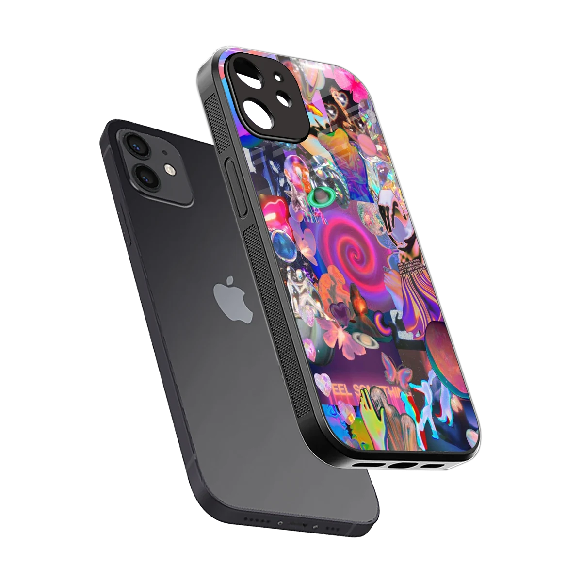 All You sleek iphone 12 cover with tempered glass back and TPU edges