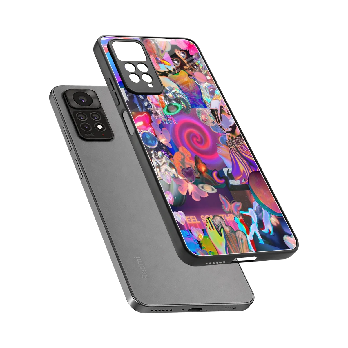 All You sleek redmi note 11 pro cover with tempered glass back and TPU edges