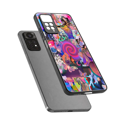 All You sleek redmi note 11 pro cover with tempered glass back and TPU edges
