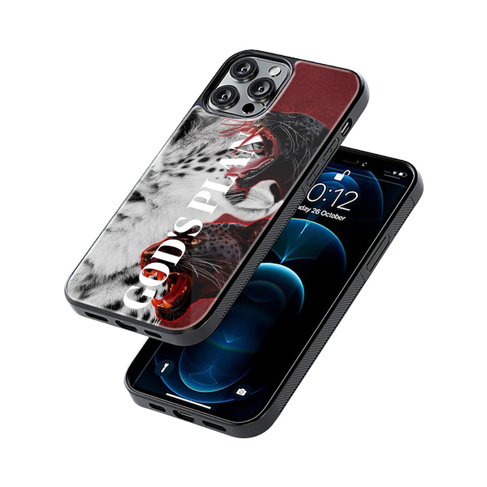 Protective Glass Back Phone Case Compatible with iPhone, Samsung, OnePlus, Pixel & More