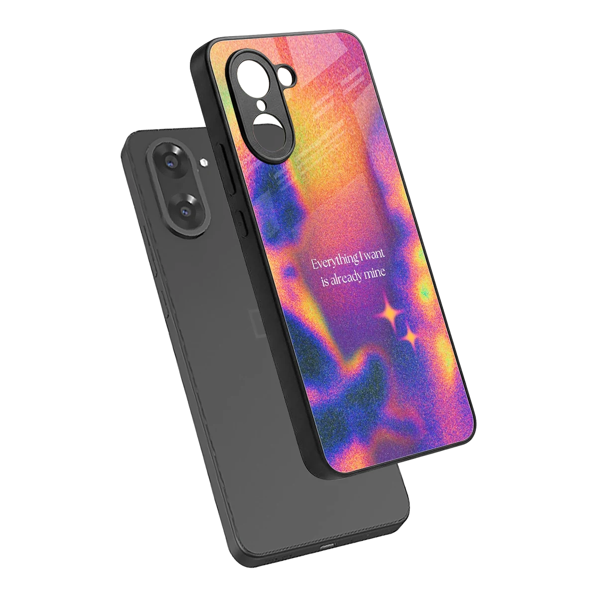 Already Mine sleek oneplus nord ce5 5g cover with tempered glass back and TPU edges