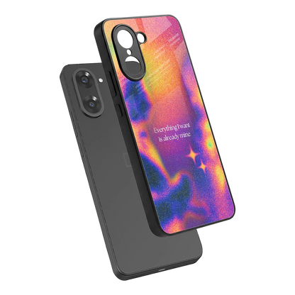 Already Mine sleek oneplus nord ce5 5g cover with tempered glass back and TPU edges