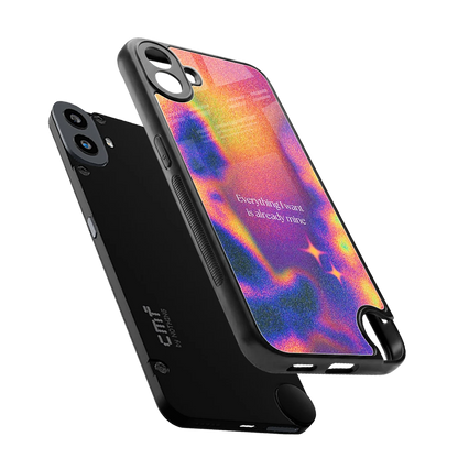 Already Mine sleek cmf nothing phone 1 cover with tempered glass back and TPU edges