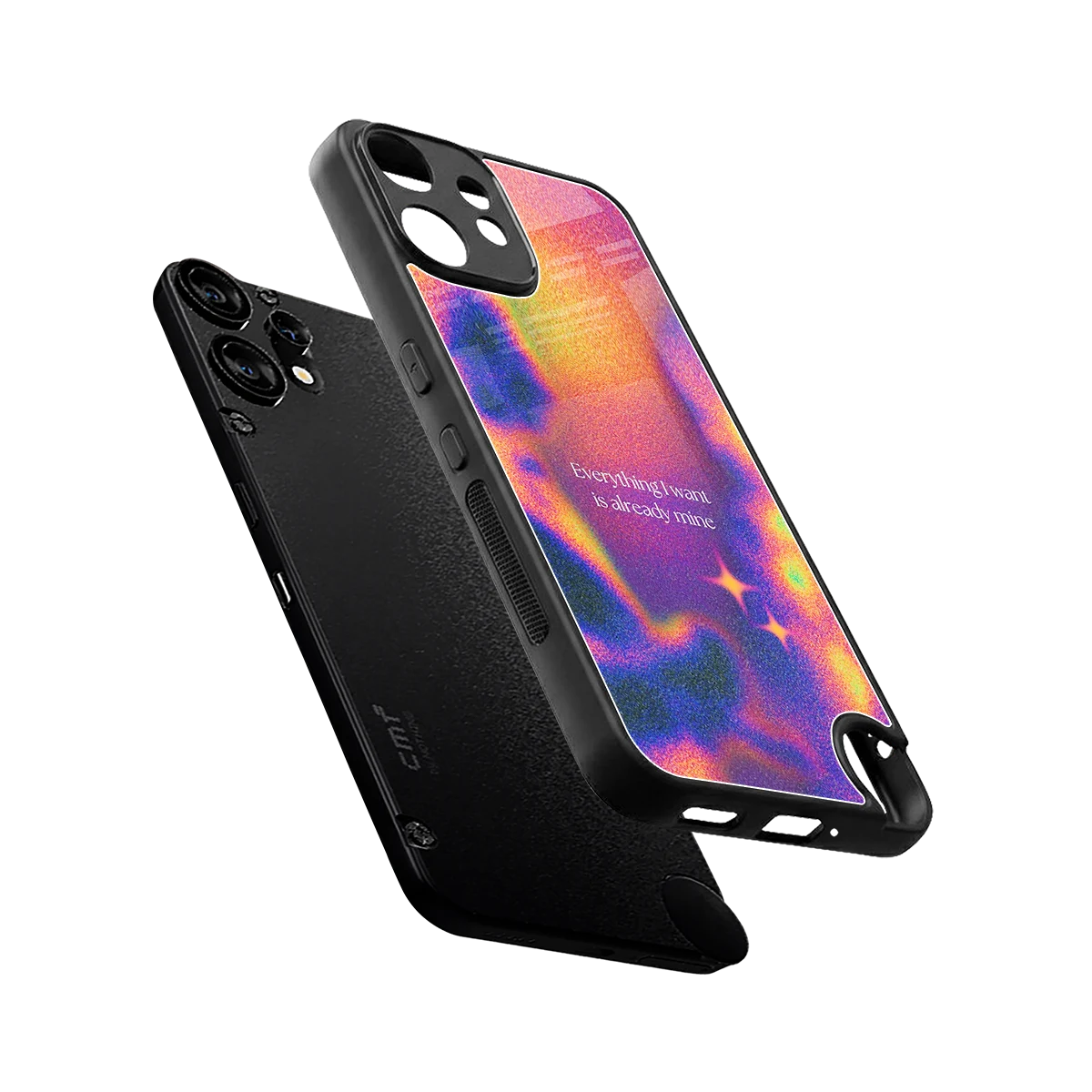 Already Mine sleek cmf nothing phone 2 pro cover with tempered glass back and TPU edges