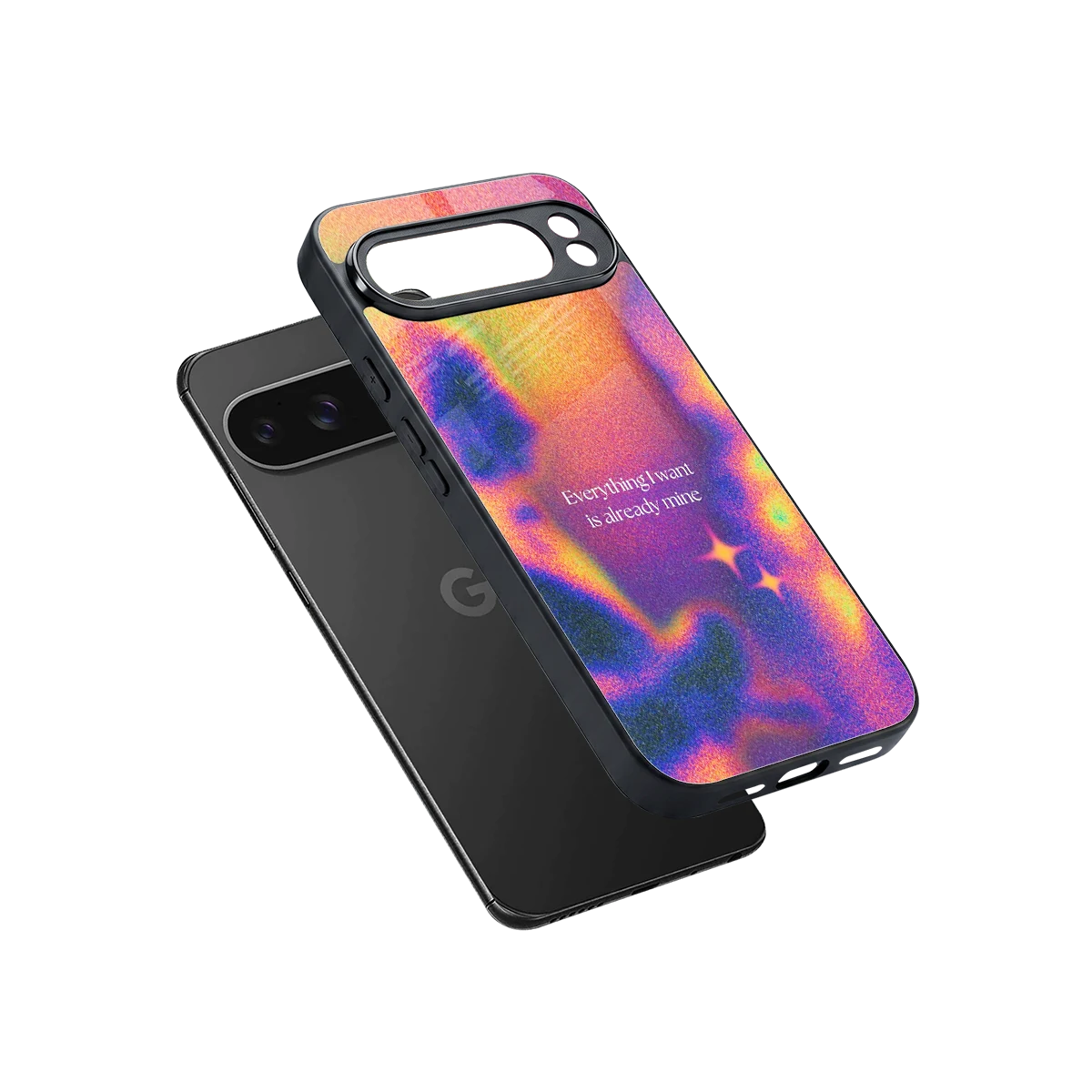 Already Mine sleek google pixel 10 pro xl cover with tempered glass back and TPU edges