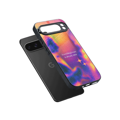 Already Mine sleek google pixel 10 pro xl cover with tempered glass back and TPU edges