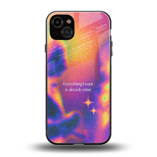 Already Mine back phone cover | glass case for iphone 14 plus