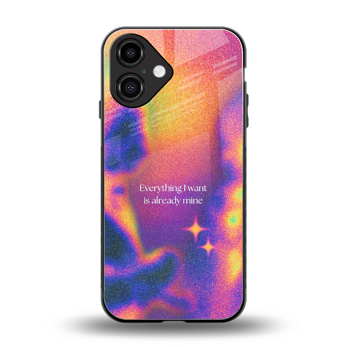 Already Mine back phone cover | glass case for iphone 16