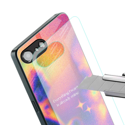 Already Mine stylish phone case for iphone 16e | glossy glass and slim fit