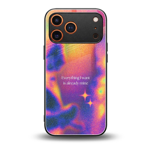 Already Mine back phone cover | glass case for iphone 17 pro max