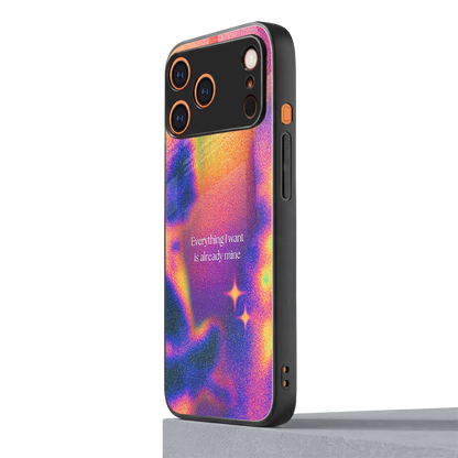 Already Mine iphone 17 pro mobile cover | shockproof glass phone case