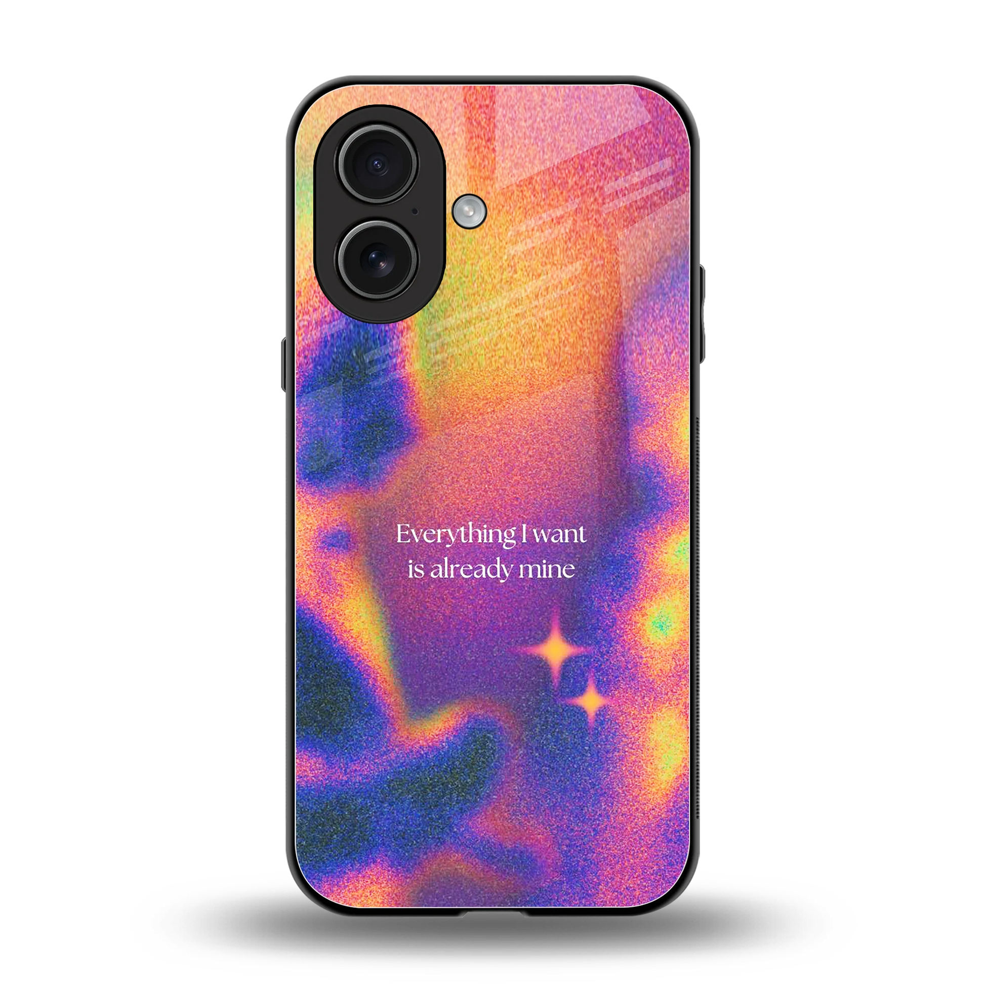 Already Mine back phone cover | glass case for iphone 17
