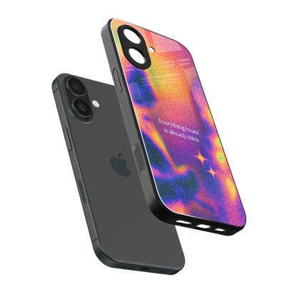Already Mine sleek iphone 17 cover with tempered glass back and TPU edges