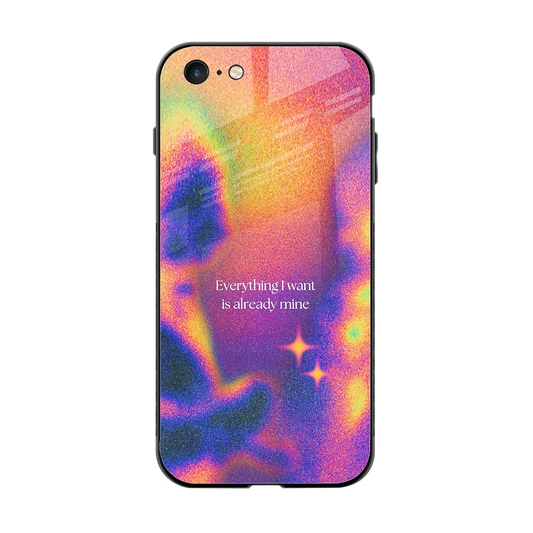 Already Mine back phone cover | glass case for iphone 6s