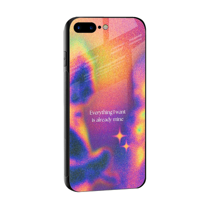 Already Mine sleek iphone 7 plus cover with tempered glass back and TPU edges